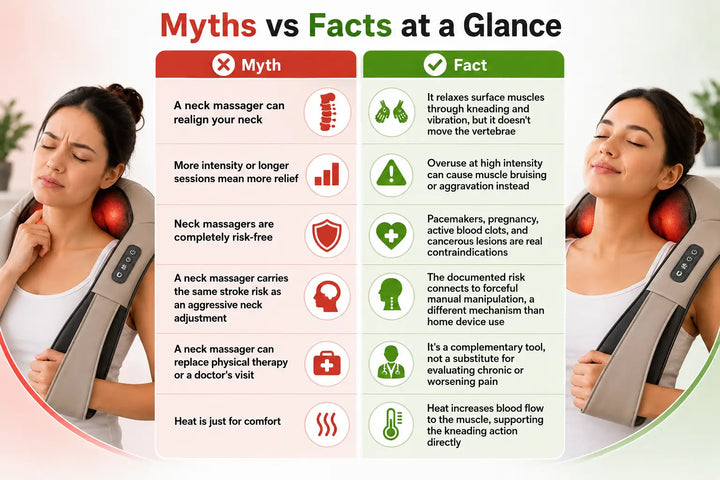 Neck Massagers: Myths vs Facts
