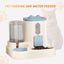 2-in-1 Automatic Cat Food & Water Dispenser
