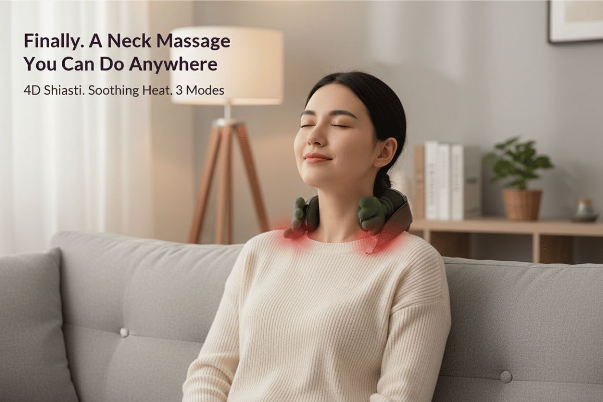 Why Your Neck & Shoulders Never Fully Relax — And the At-Home Fix That Actually Works