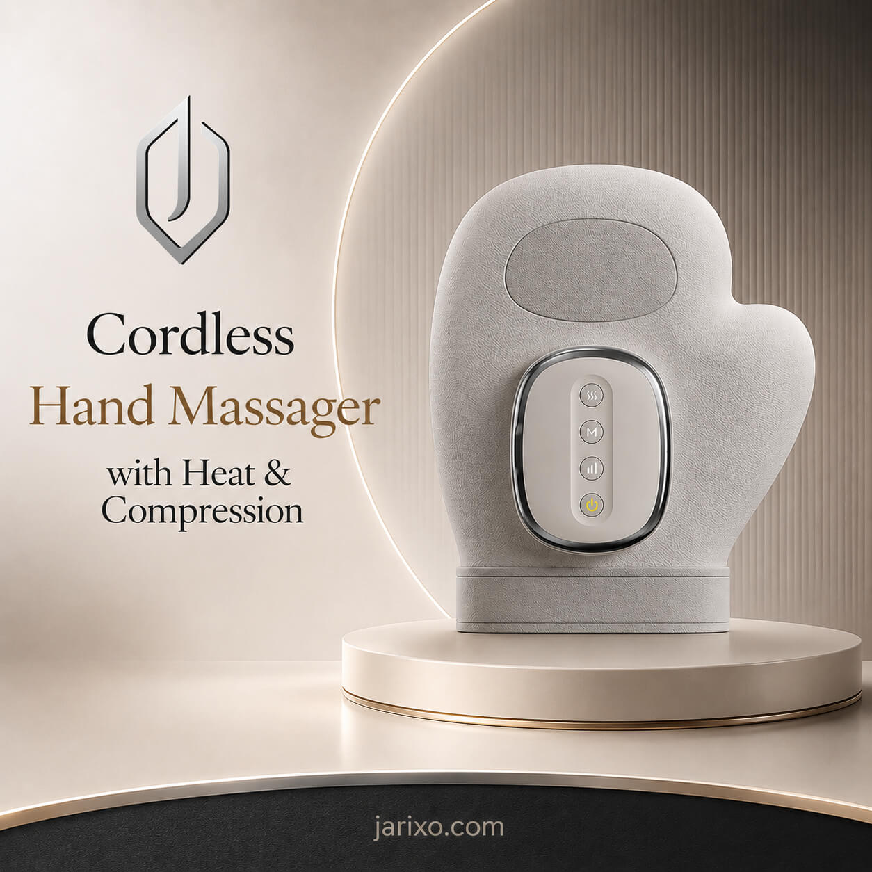 Cordless Hand Massager with Heat & Compression Main image