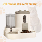 2-in-1 Automatic Cat Food & Water Dispenser