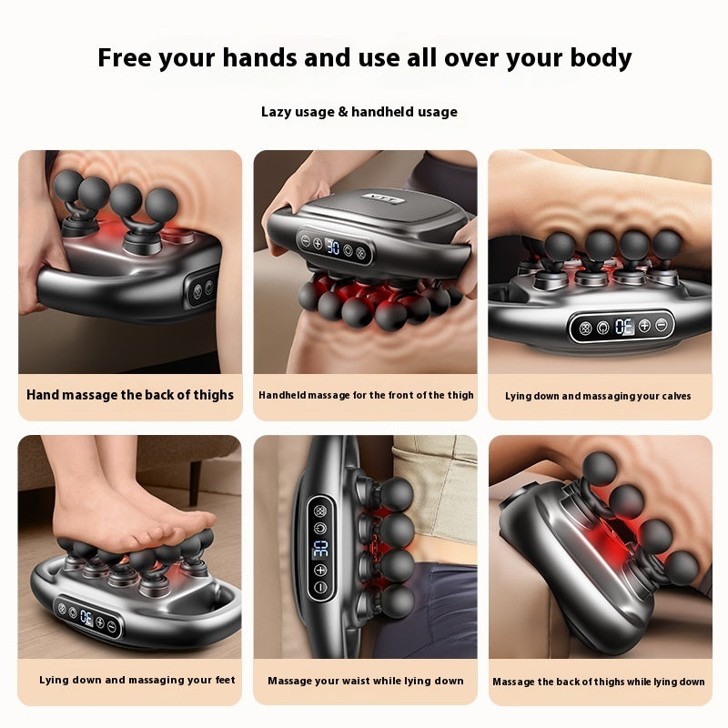 Massage Gun Deep Tissue – 16 Heads & 30 Intensity Levels for Full Body Relaxation