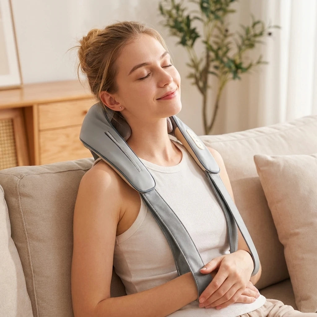 Jarixo Cordless Neck and Shoulder Massager for Pain Relief